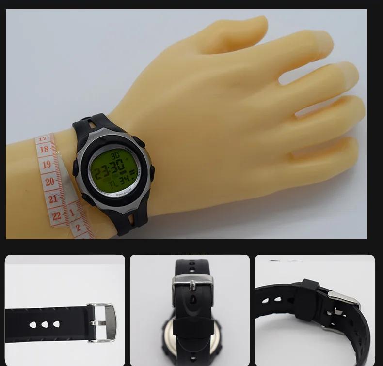 Orange Водонепроницаемые наручные электронные часы для мужчин digitais Бег мужские