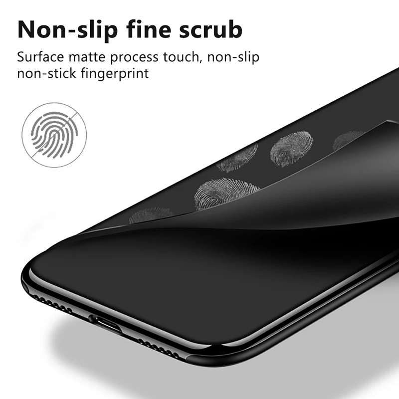 !ACCEZZ Magnetic Soft TPU Ultra Thin Full Protective Back Cover Case For Apple iPhone X/XS/XR/XS MAX Matte Fundas Shell Coque |