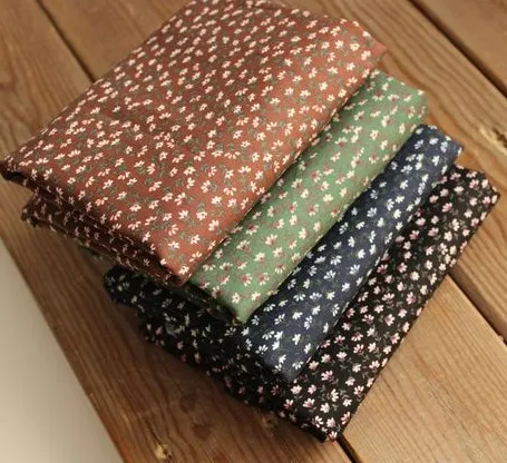 Модный тканевый комплект из поплина и хлопка с маленьким цветочным принтом 23x24 см Модный тканевый комплект из поплина и хлопка с маленьким цветочным принтом 23x24 см