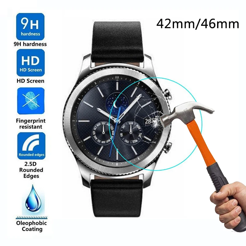 SIKAI 5 шт закаленное стекло Защита экрана для Samsung Galaxy Watch 42 мм пленка 46 S4 | Мобильные