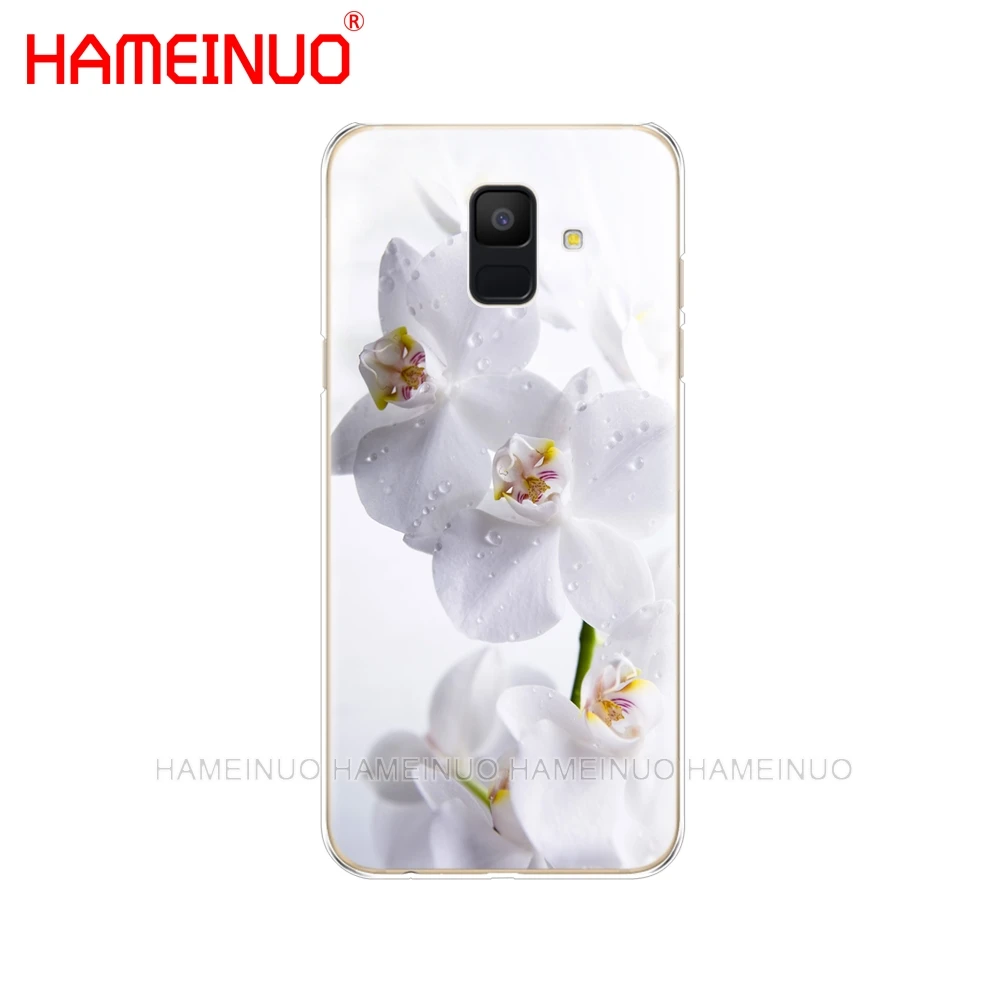 HAMEINUO цветы орхидеи Красочная обложка чехол для телефона для samsung Galaxy J4 J6 J8 A9 A7 A6 A8 плюс j7 duo - Цвет: 42647