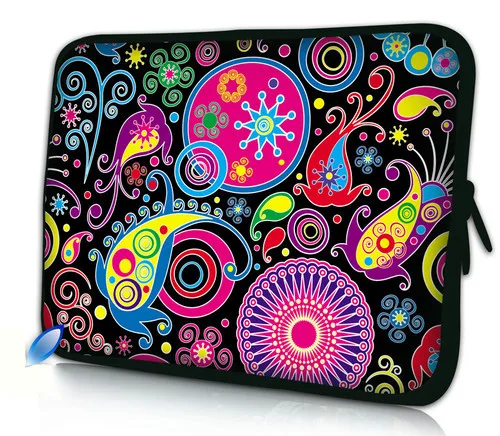 Бесплатная доставка цветной чехол для ноутбука 10 "с цветами 1" Samsung Galaxy Tab/Apple