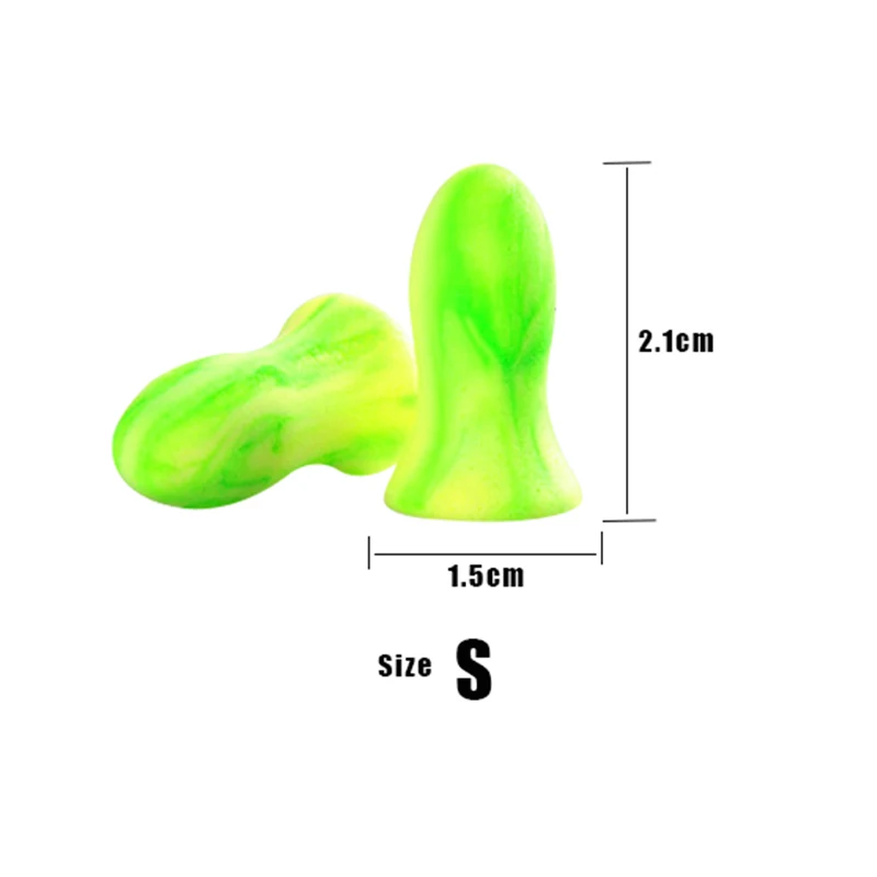 S Size 4pcs OPHAX 4 шт. улучшенная версия Мягкая Пена Беруши анти-шум храп беруши для сна путешествия помощь для сна снижение шума - Цвет: S Size 4pcs