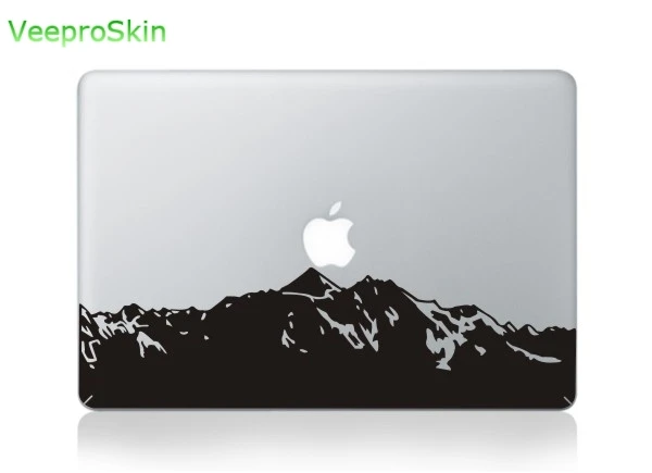 Наклейка для ноутбука Macbook Decal Pro Air retina 1" 13" 1" 11,6 12,5 13,3 15,4 дюймов - Цвет: MB black-Part E (12)