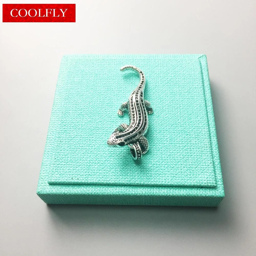 Винтажные Подвески Salamander Fit Соединенные ожерелья модные стерлингового серебра 925