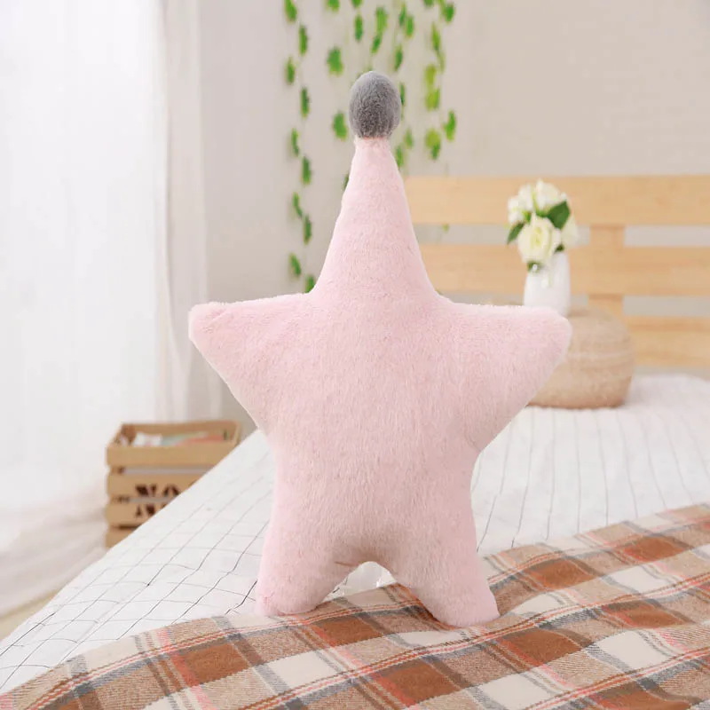 pink star Детская комната наполнение подушка для дивана диванные подушки автомобиль подушки на заднюю панель офис фестиваль праздничный подарок Звезда Сердце облако игрушки - Цвет: pink star