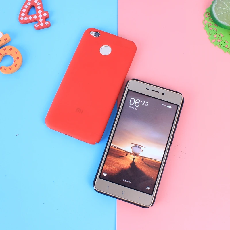 SICOOTE чехол для Xiaomi Redmi 4x Силиконовый Простой деловой красный розовый черный