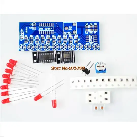 【AH ROBOT】 NE555 + CD4017 светильник вода течет светодиодный модуль DIY Kit | Электронные