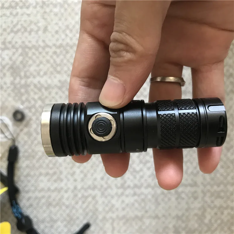 Высокопроизводительный Skilhunt DS10 CR123 Cree светодиодный EDC фонарик DS15 14500 AA фонари с магнитом на хвостовой части стенд