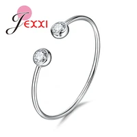 genuine fine 925 sterling silver charming jewelry bracelet bangles women fashion accessories factory price free shipping