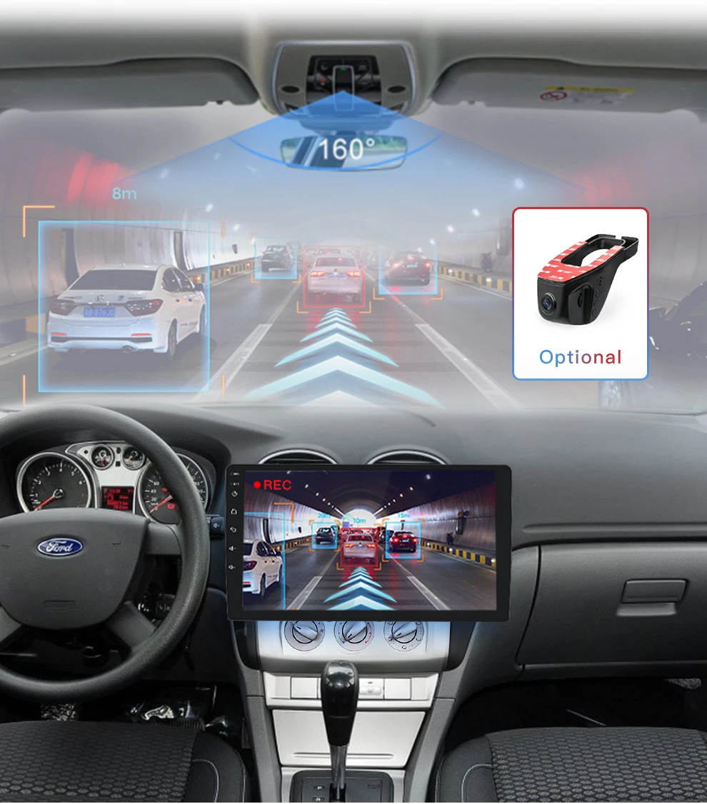Универсальный Автомобильный плеер 9/10/7 дюймов Android 8 1 2 din ГБ ОЗУ 16 Гб ПЗУ