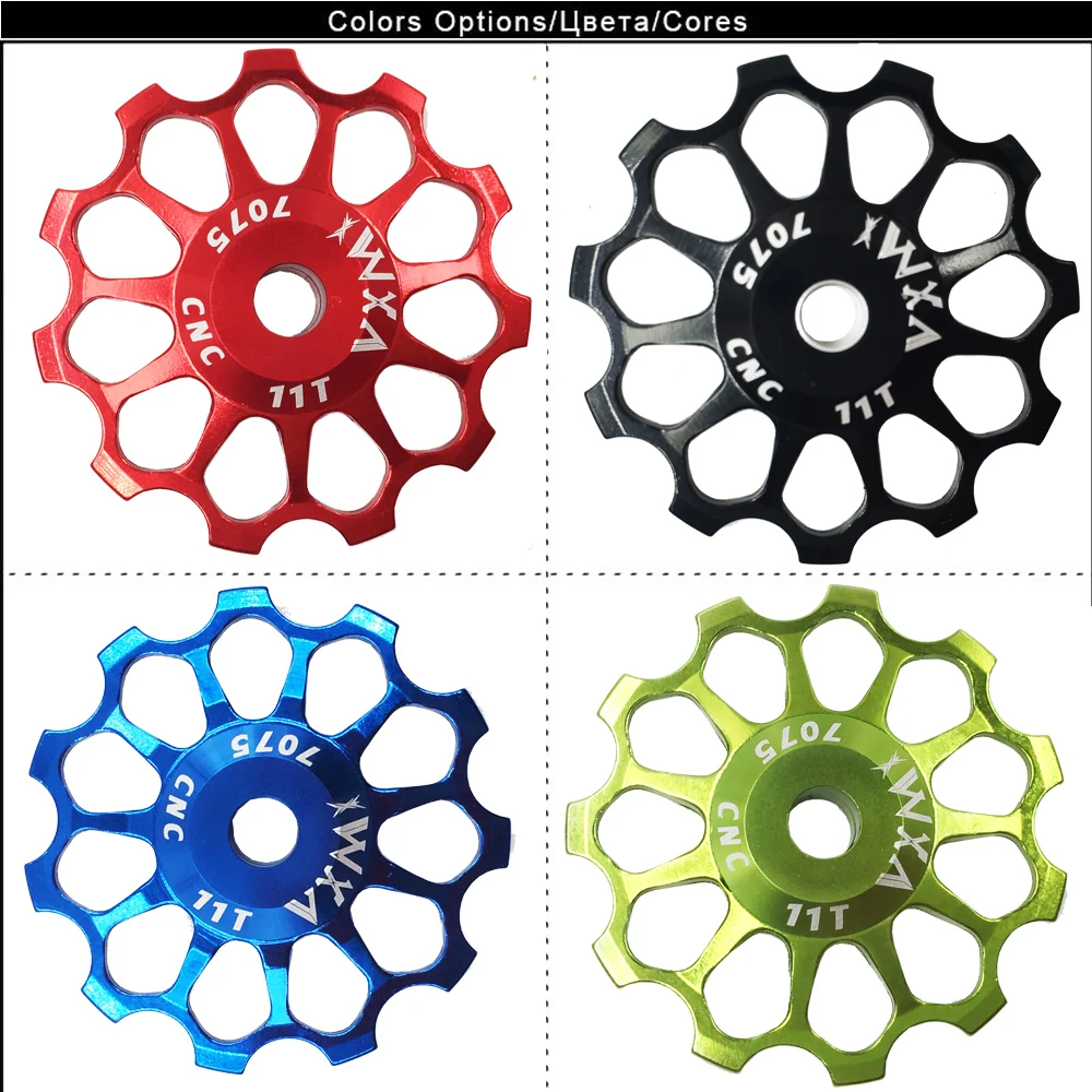 VXM велосипедный задний переключатель Jockey Wheel 11T дорожный горный направляющий велосипедный керамический подшипник Jockey Wheel велосипедные аксессуары