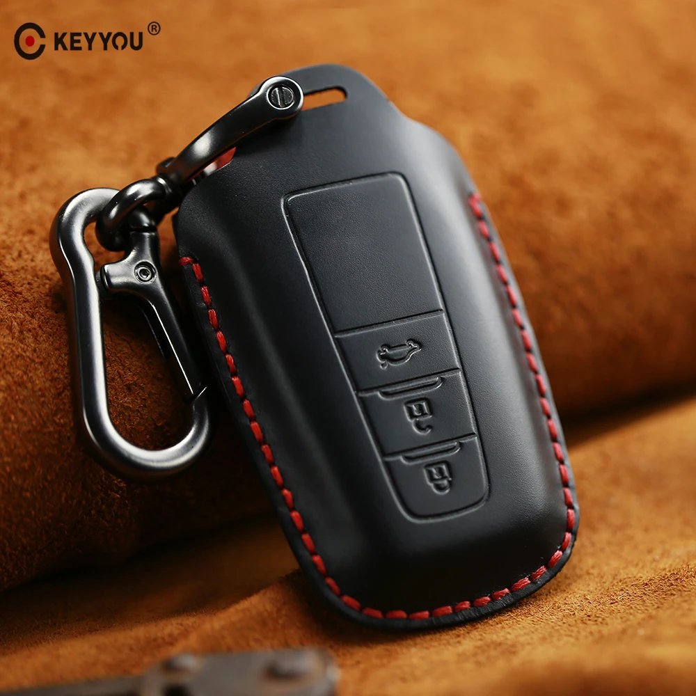Чехол для автомобильного ключа KEYYOU из натуральной кожи чехол Toyota Camry Land Cruiser Corolla