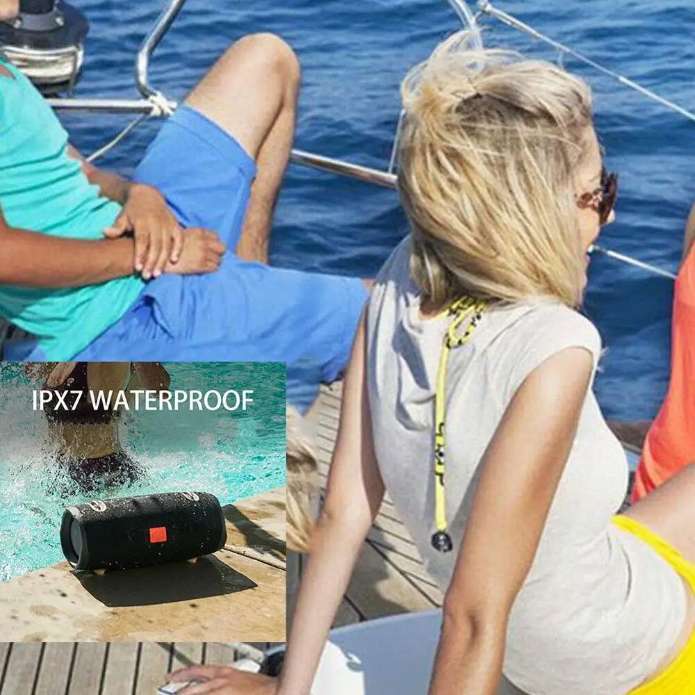 Портативная уличная Колонка Bluetooth 4 1 с поддержкой аудио и TF-карты ремешком