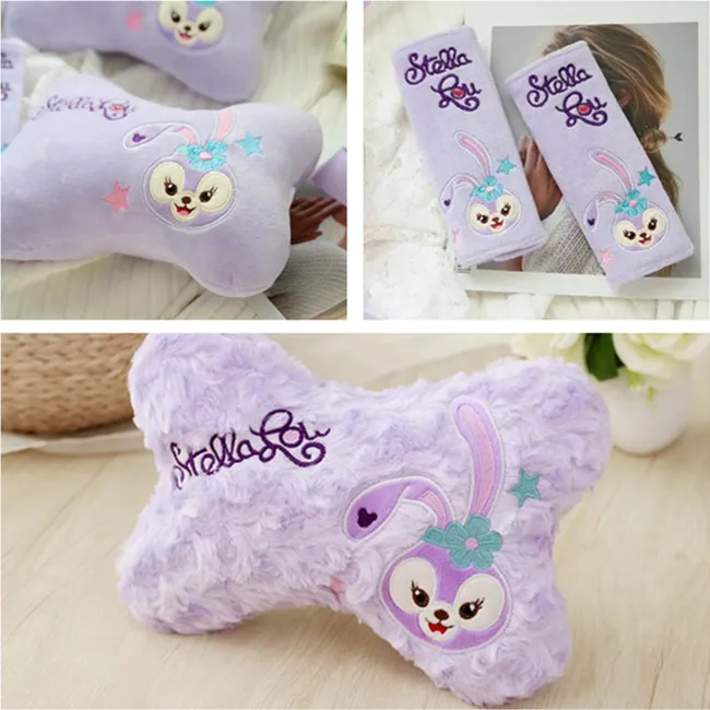 

Мультяшный Японский милый плюшевый кролик duffy bear stellalou из двух частей