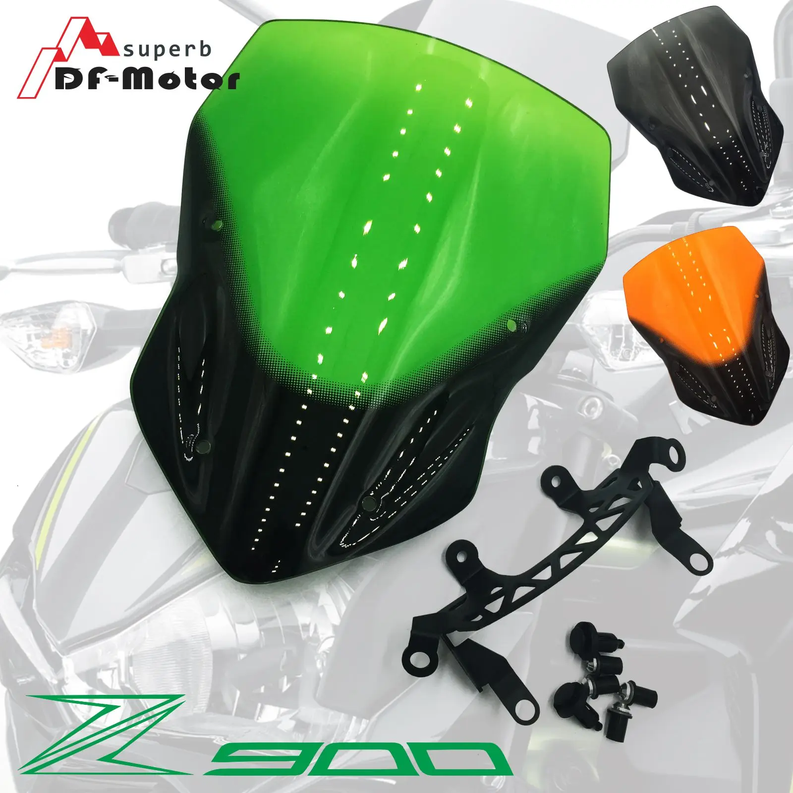 Новинка Высокое качество для Kawasaki Z900 Z 900 2017 2018 аксессуары мотоциклов лобовое