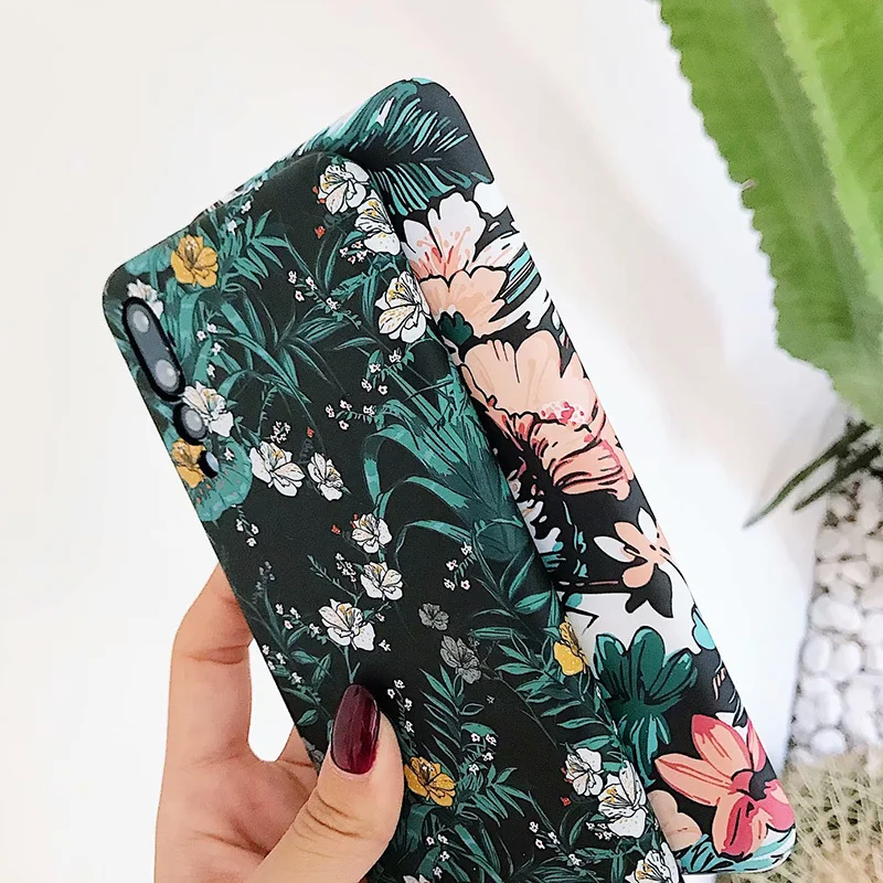 LISHE huawei P20 Pro удобный телефонный Футляр ретро цветок цветочные листья растений