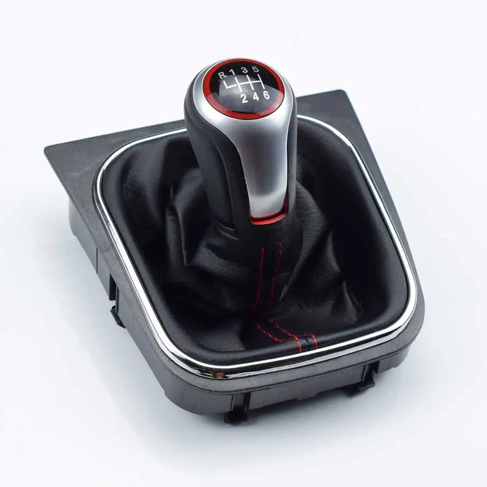 6Speedboot Хорошее качество для VW Volkswagen Golf 5/6 MK5/6 Scirocco(2009) octavia коробка передач, переключатель передач ручка Рычажная ручка-паяльник шаровая Головка - Название цвета: 6Speedboot