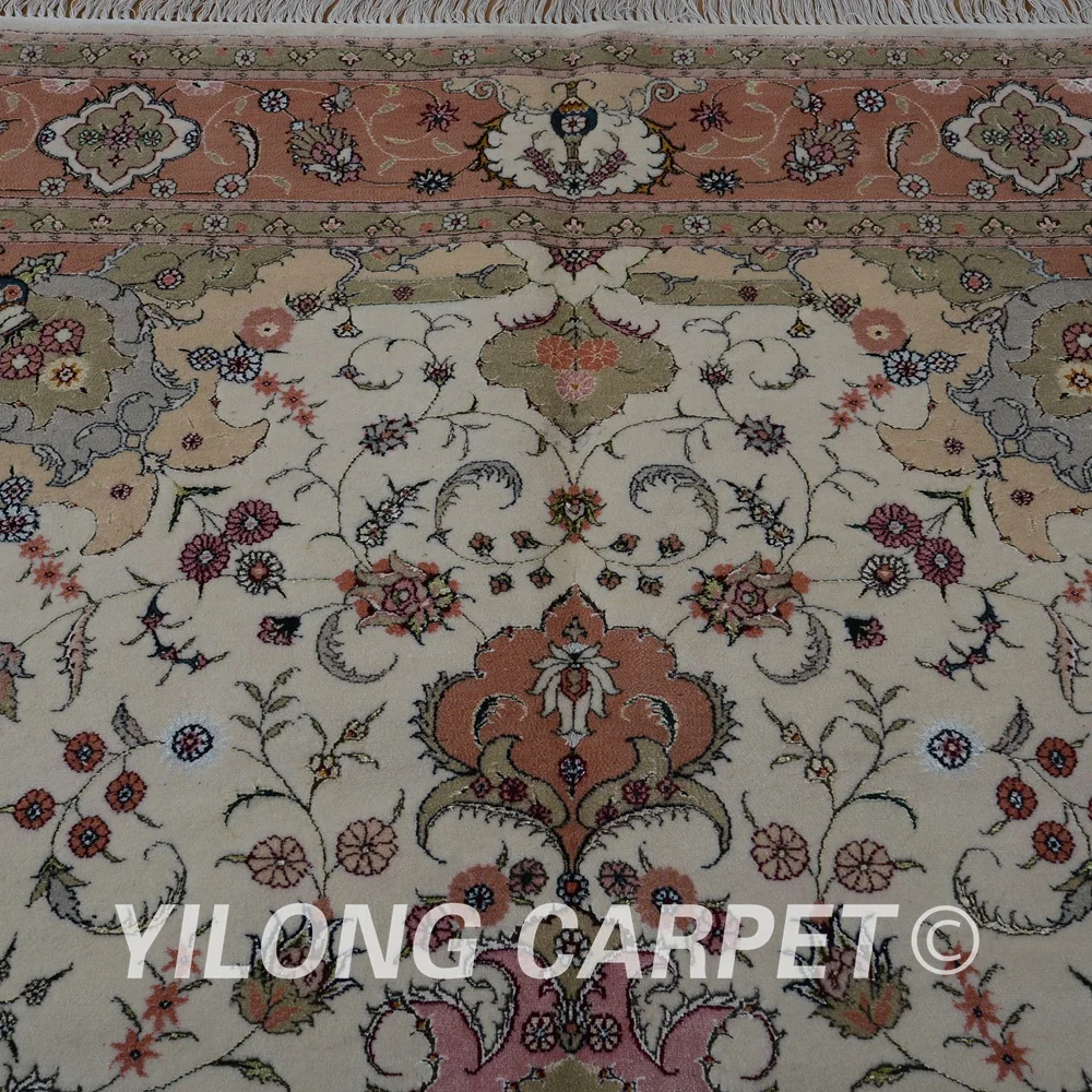 Yilong 6 'x 9' персидский искусственный сад Дизайнерский ковер из смешанной