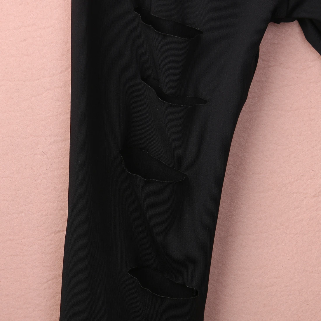 Летняя одежда с буквенным принтом для маленьких девочек футболка + рваные штаны