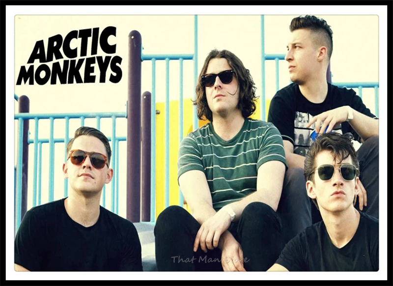 Arctic Monkeys muic плакат четкое изображение наклейки на стену украшение дома хорошее качество печатает белая мелованная бумага домашний арт бренд - Цвет: Шоколад