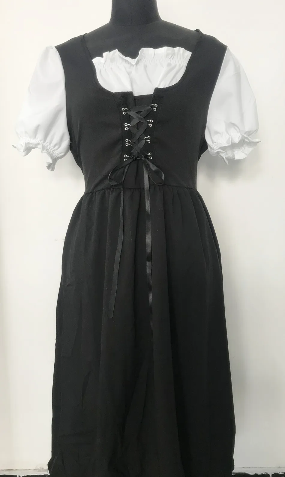Немецкие дамы пиво горничной Dirndl баварский Октоберфест Платье с фартуком