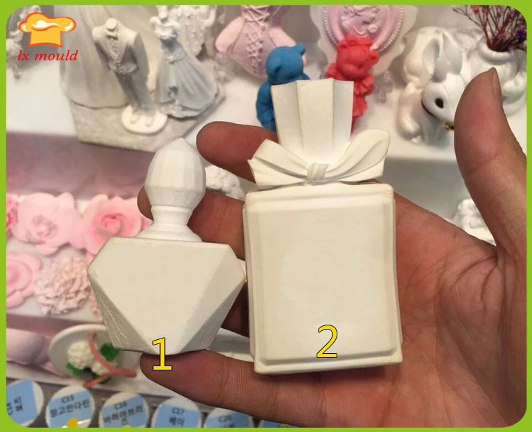 Новинка 2017 флакон духов силиконовая форма для ручной работы мыло Плесень