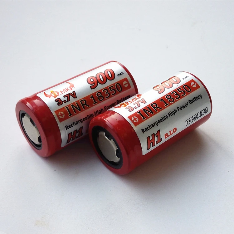 INR 18350 900 мА/ч 3 7 V 6 li ion лития ионный заряжаемый аккумулятор подзаряжаемый клетки