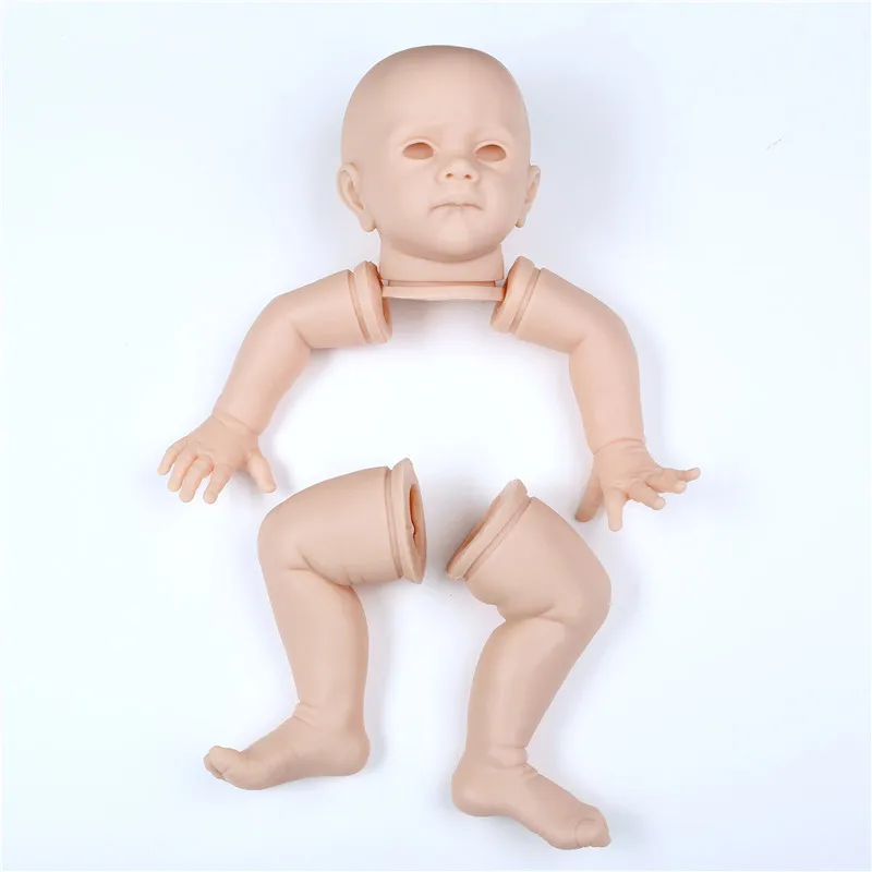 

NPK New Arrival 24inch Reborn Baby Doll Kit Accessory Soft Silicone Safe Material Unpainted Doll Parts For DIY Reborn Baby Doll