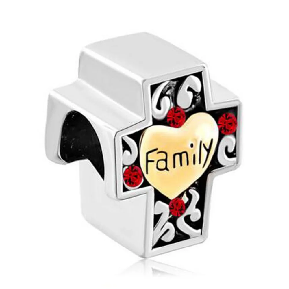 Бесплатная доставка двухцветный красный филигранный сердечко Любовь Семья на