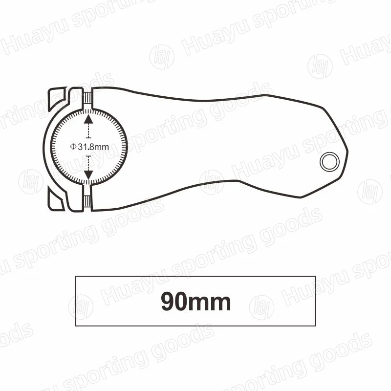 90 mm Гонка лицо следующий UD углеродный стержень матовая+ Глянцевая наклейка велосипед дорога горный велосипед велосипеды Стволовые аксессуары велосипедная часть - Цвет: 90 mm