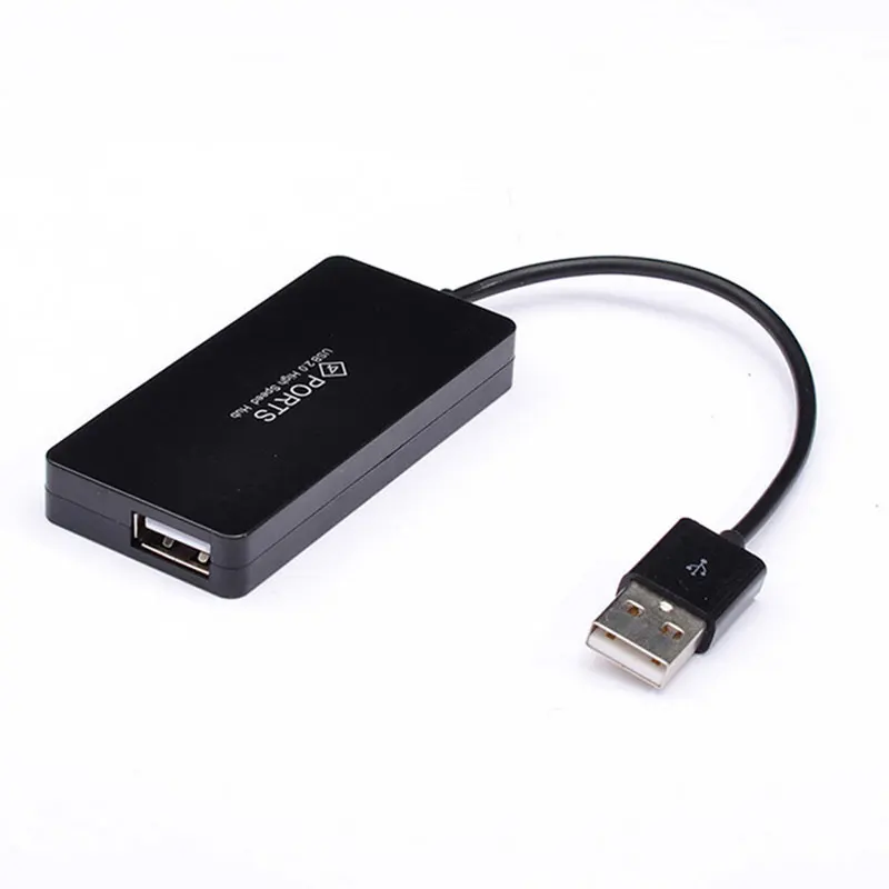 Тонкий высокоскоростной многоразветвитель 4 портовый USB 2 0 концентратор