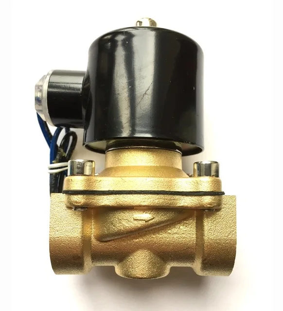 Фото AC220V 3/8 "BSP латунь нормально закрытый пневматический Соленоидный клапан воздуха AC220V 3/8 "BSP латунь нормально закрытый пневматический Соленоидный клапан воздуха