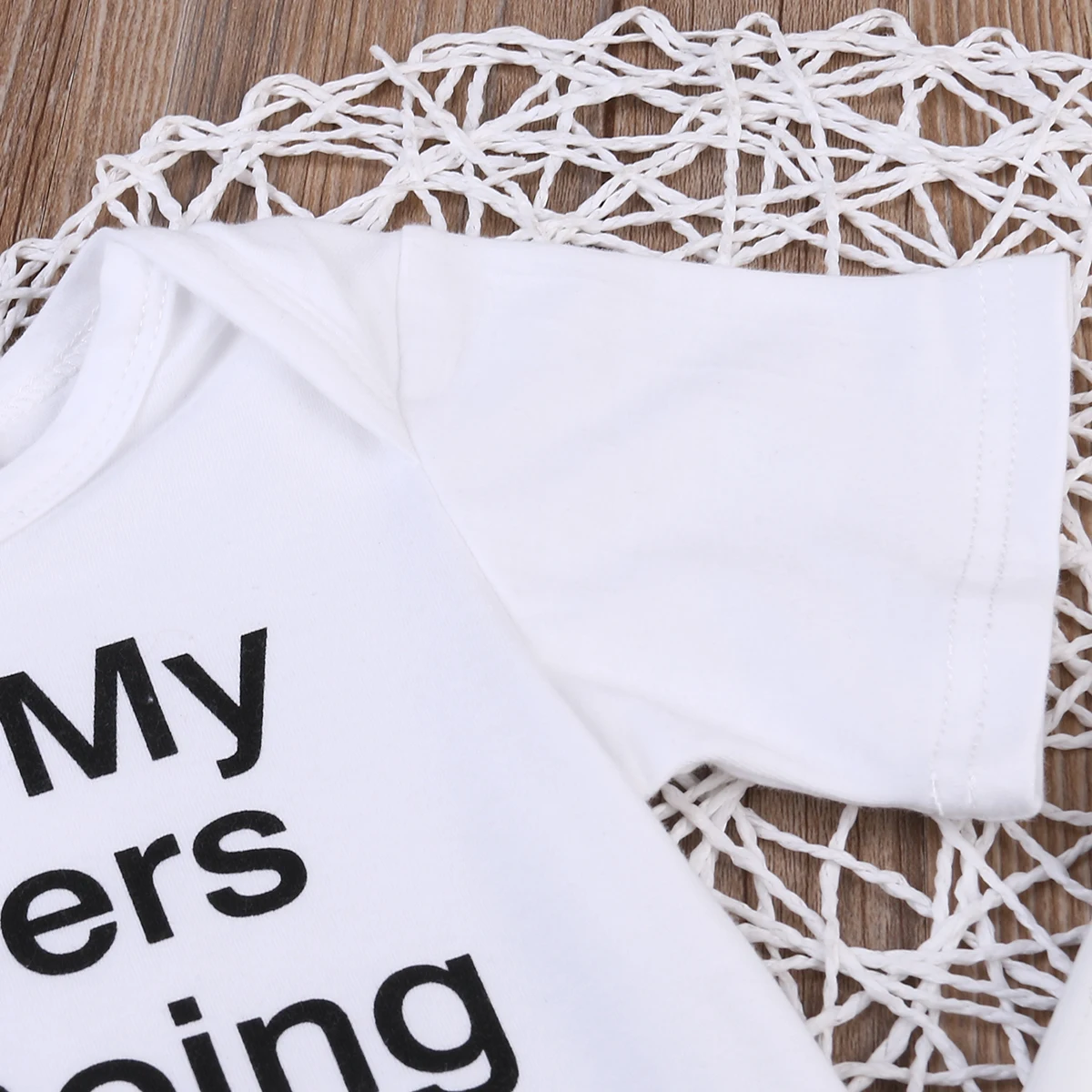 Детская одежда pudcoco хлопковый комбинезон с короткими рукавами для новорожденных