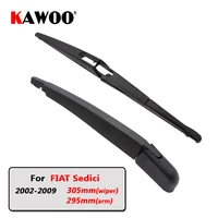 kawoo car rear wiper blade blades back window wipers arm for fiat sedici hatchback 2002 2009305mm windscreen blade accessories