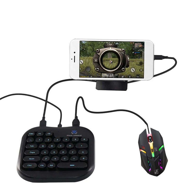 Plug and Play PUBG мобильный Геймпад контроллер игровая клавиатура мышь конвертер