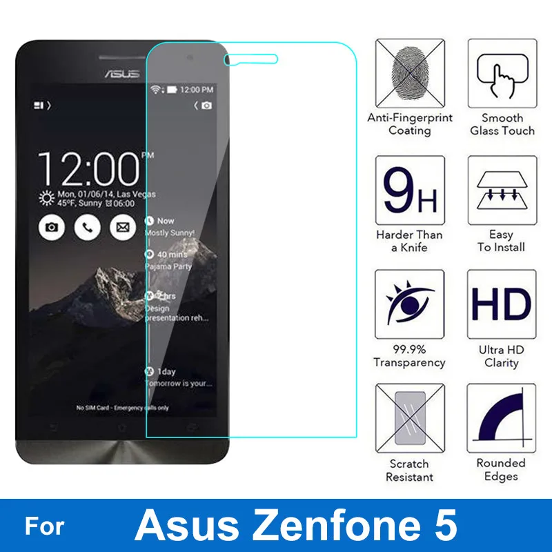 RUIPHONE стекло протектор экрана 9H 0 26 мм толщина закаленное для Asus Zenfone 5 zenfone5 A500CG A501CG