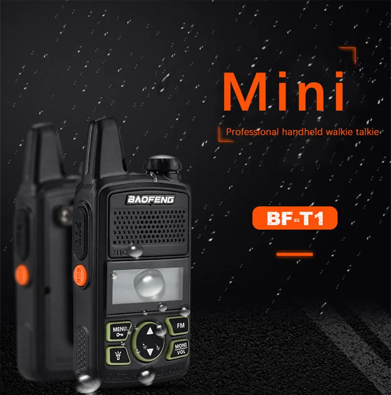 baofeng BF-T1 BF T1 BFT1 для cb мини комплект рация 2 шт автомобильная портативная рации ham радиостанция трансивер baufeng двухдиновая магнитола радиостанции boafeng радиолюбитель uhf walki talki стационарная телефон
