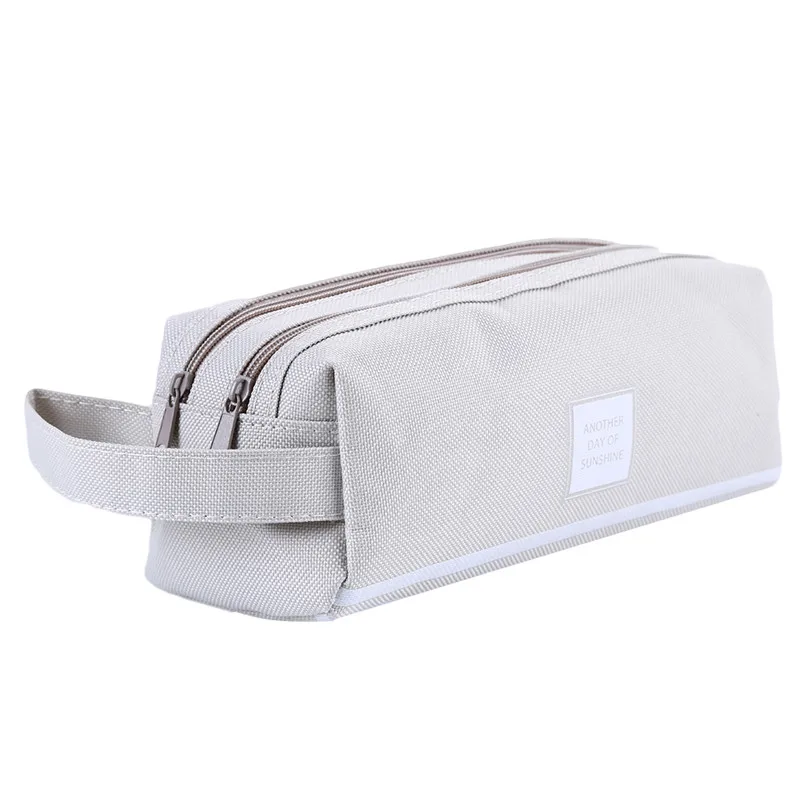 Креативная двухслойная косметичка на молнии Большая вместительная для девочек