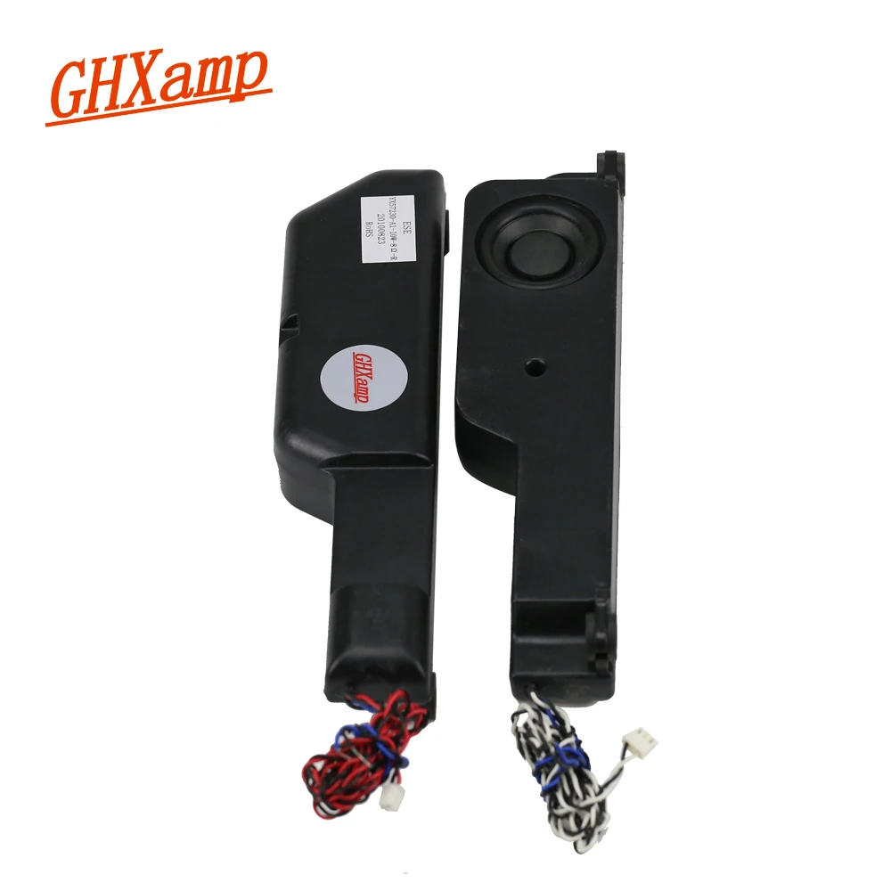 GHXAMP 8 Ом 10 Вт Полнодиапазонный динамик, ЖК-телевизор, неодимовый громкоговоритель, «сделай сам», настенный домашний кинотеатр, настольный динамик 2,0, «сделай сам», 1 пара