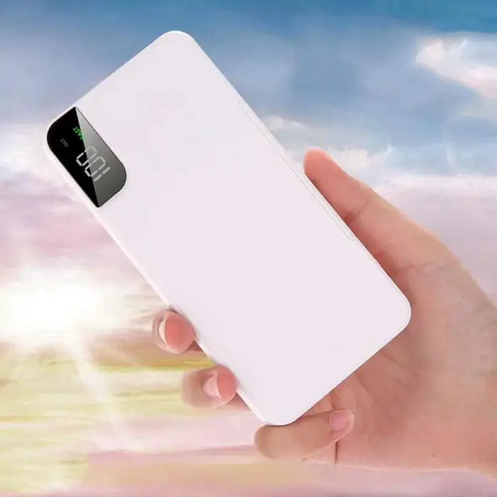 QI Беспроводное зарядное устройство 10000 мАч, Дополнительный внешний аккумулятор для iPhone, samsung, внешний аккумулятор с двумя usb зарядками, внешний аккумулятор, держатель для телефона