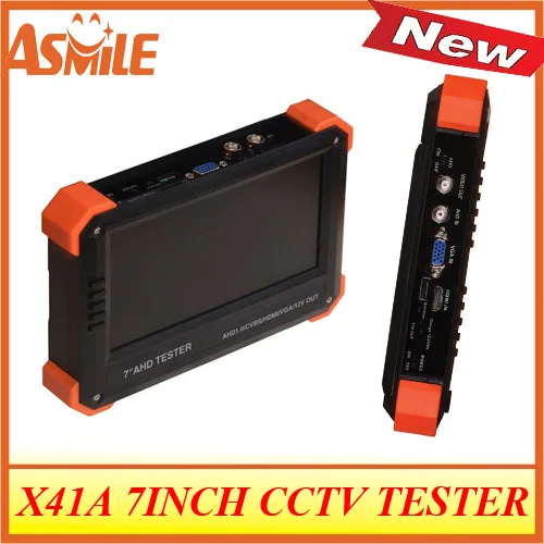 Тестер системы видеонаблюдения x41A 7 дюймов цифровой мультиметр VGA и PTZ контроль от