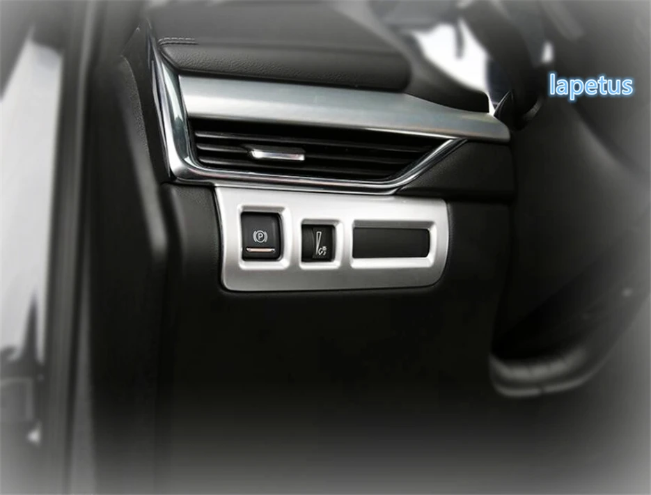 

Head Lights Headlamp Lamp Switch Button Decoration Frame Cover Trim Fit For Cadillac XT4 2019 - 2023 ABS Carbon Fiber Look