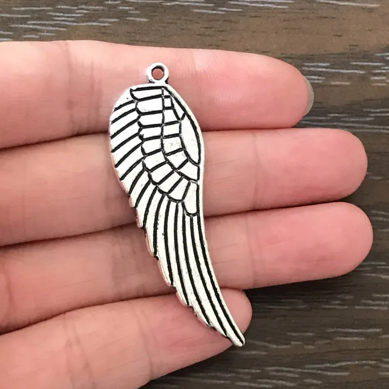 12 шт. Сделай Сам Изготовление ювелирных изделий Большая подвеска крыло Ангела в