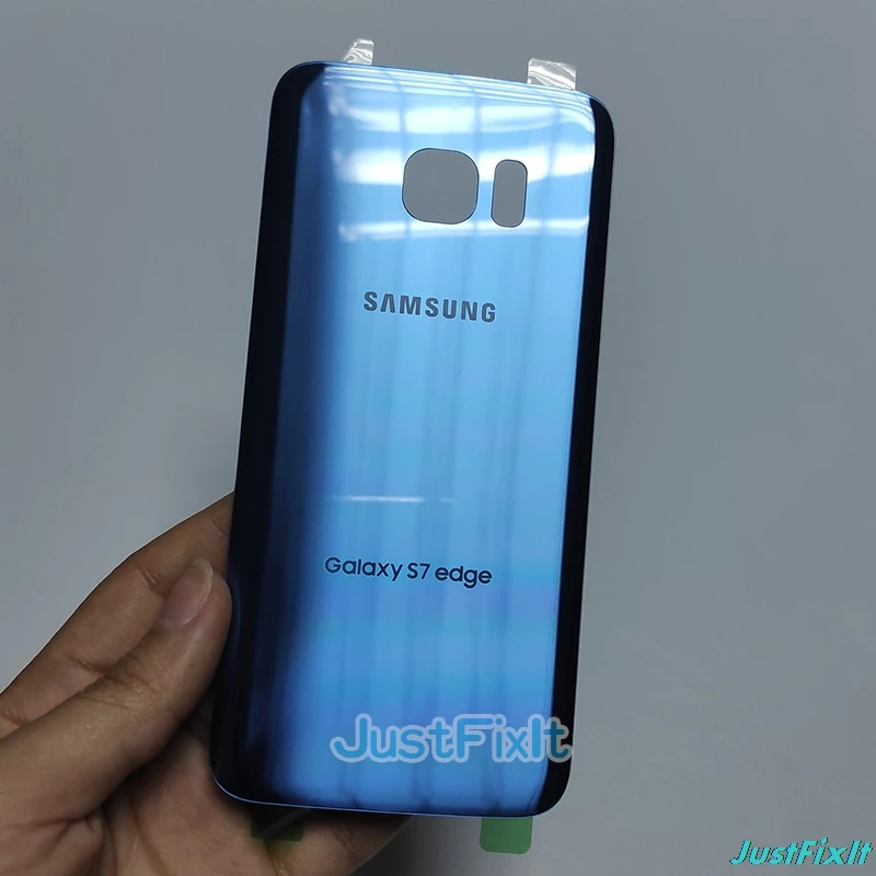 Задняя крышка батарейного отсека для SAMSUNG Galaxy S7 edge G935F стеклянная | Мобильные