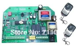 Панель управления для открывания раздвижных ворот переменного тока с 2 пультами