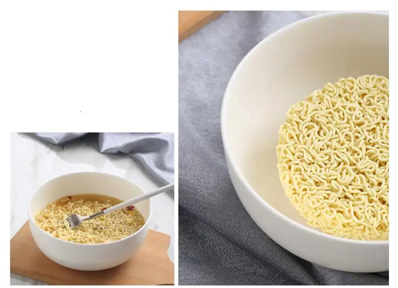 7 дюймов простой белый костяной суп-миска из Китая чашка китайского фарфора для