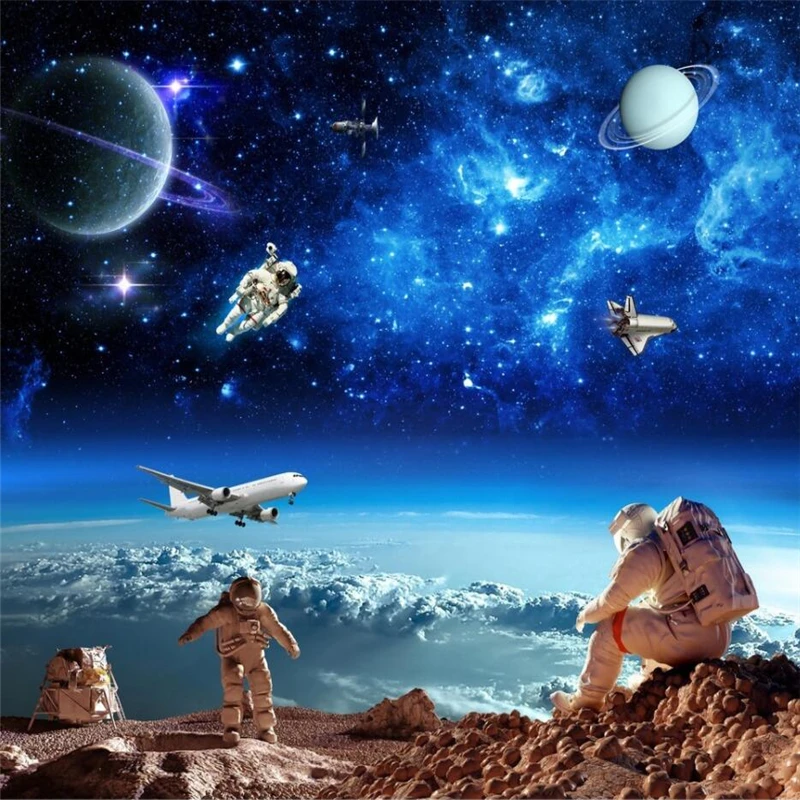 Обои на потолок с изображением космоса звезды молочного пути заказ большие обои