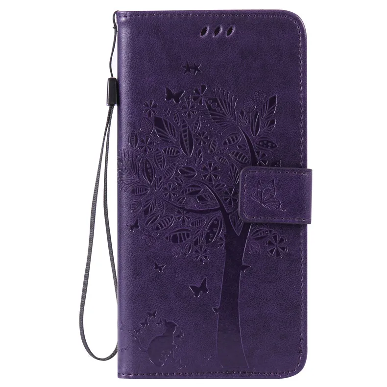 Purple Роскошный кожаный чехол-бумажник чехол для телефона чехол для ASUS ZENFONE GO/ZB551KL ZB452KG Чехол-книжка с отделениями для карт чехол с отделением для карт с магнитной защелкой и опцией подставки Fundas - Цвет: Purple