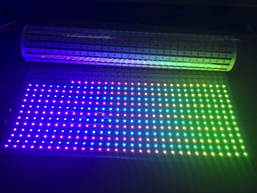 Полноцветная гибсветодиодный Светодиодная панель RGB SK6812 30*30 пикселей 5 в